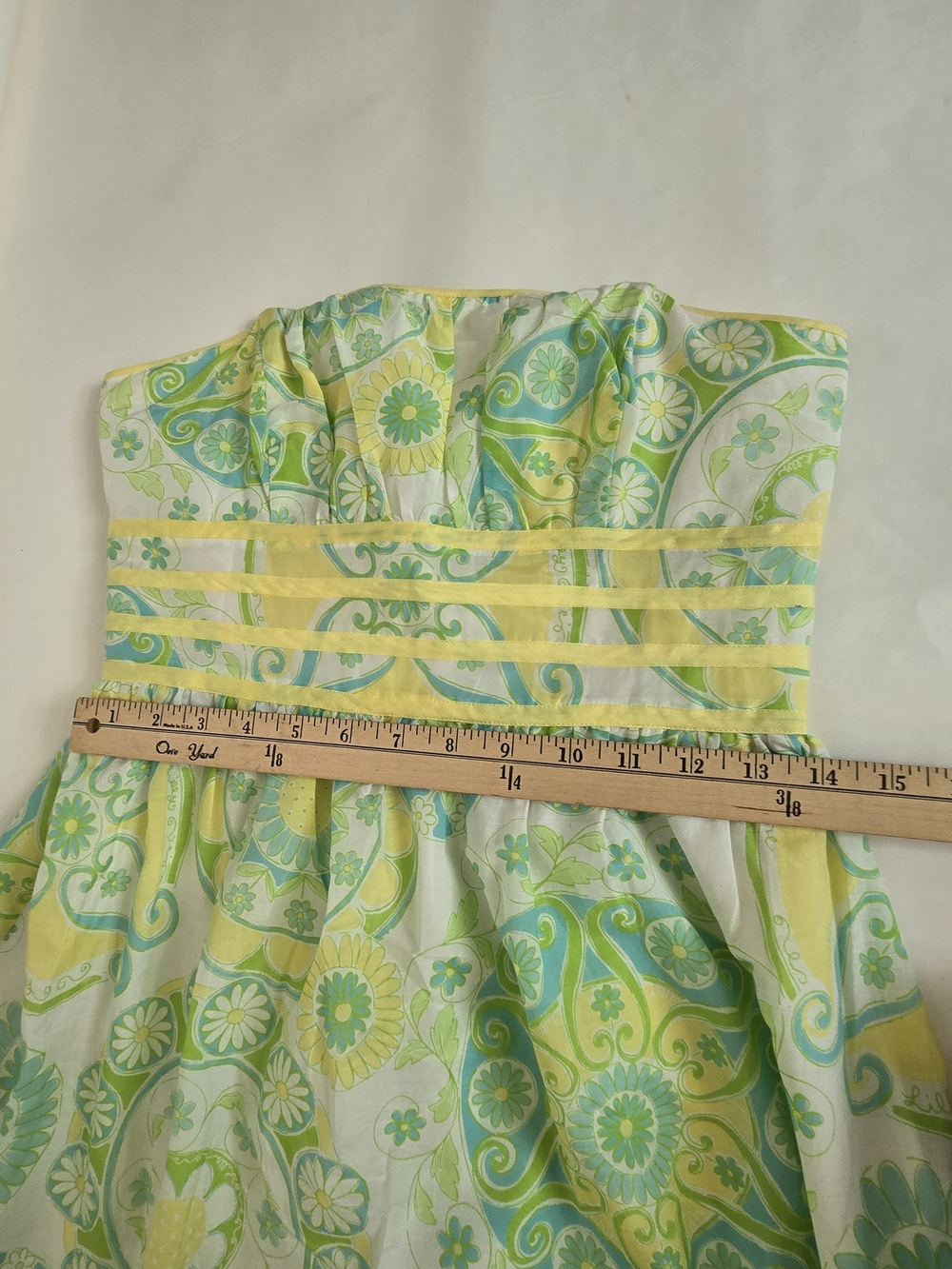 Lilly Pulitzer Katrina Dress White Label Fountain of Youth Cottagecore  Size 4 - Picture 8 of 14